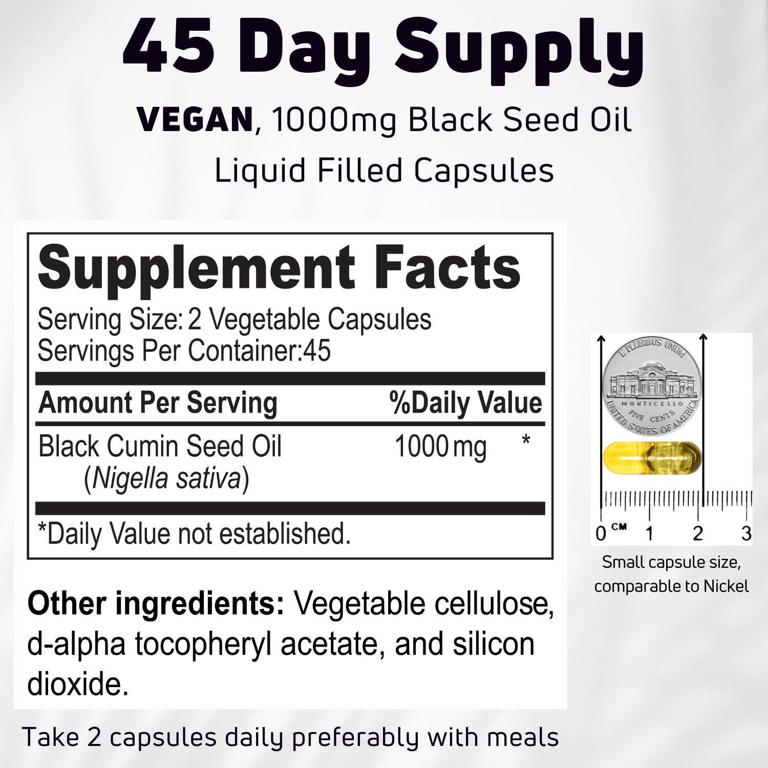 Black Seed Oil Capsules